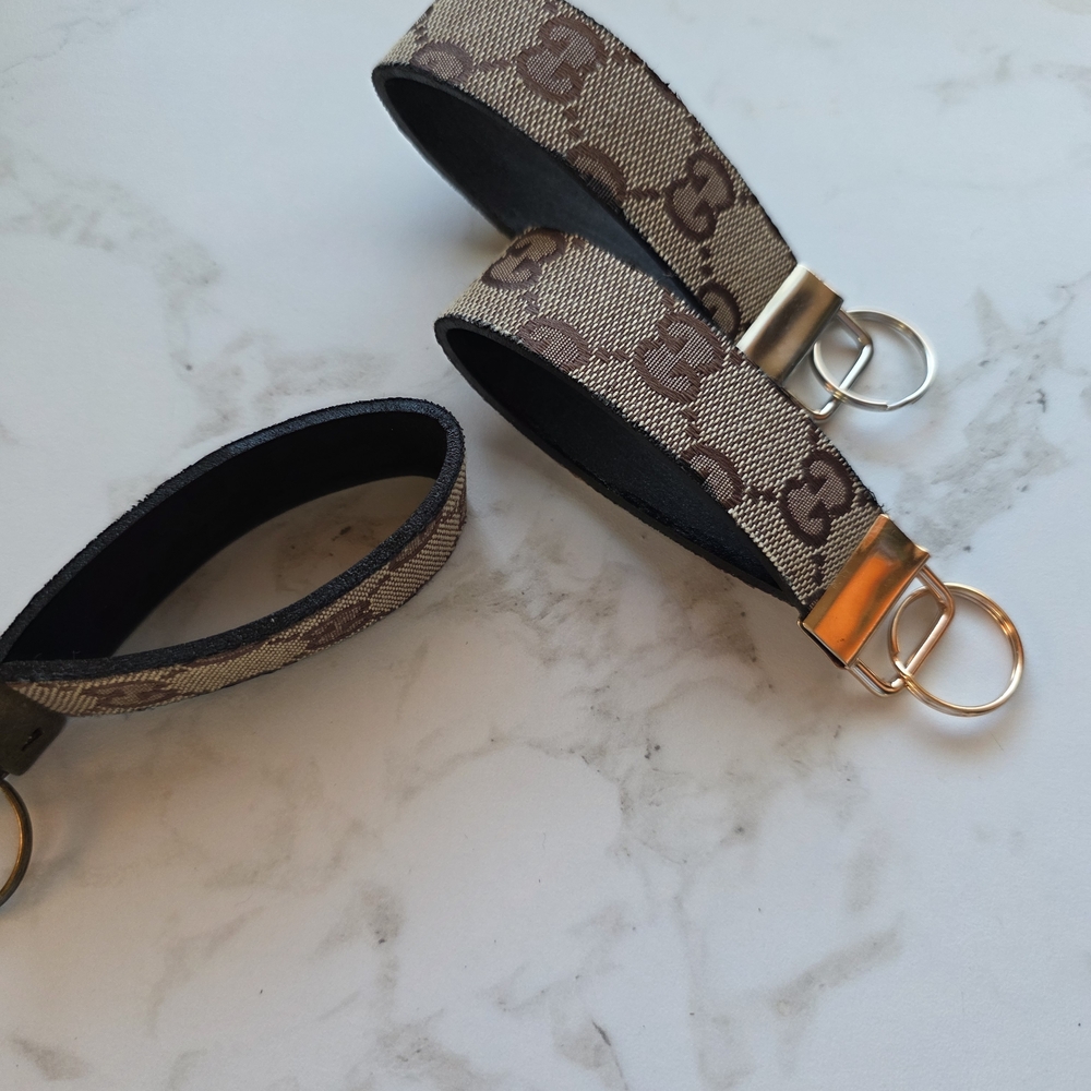 Gucci Upcycle Monogram Keychain - image 2